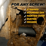 Universal Damaged Bolt Extractors (Set of 10)