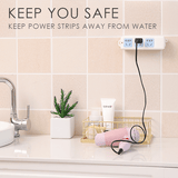 Power Strip Wall Mounted Fixer