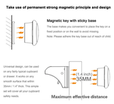 Child Safety Magnetic Lock (4 Locks + 1 Key)