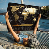 Scratch Off World Map Poster