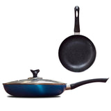 Diamond coated stainless steel non-stick pan