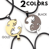 Couple Cat Necklace (2pcs)