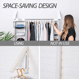 Foldable Wall-mounted Laundry Hanger