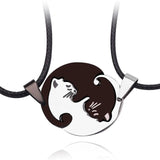 Couple Cat Necklace (2pcs)